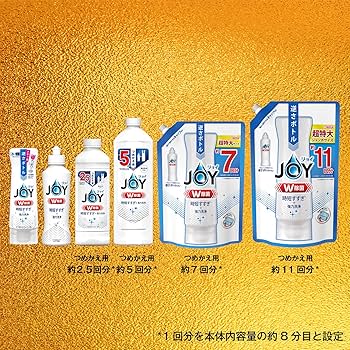 REAL JOY10個 Amazon.co.jp: Procter & Gamble ジョイ P&G W除菌 食器用洗剤